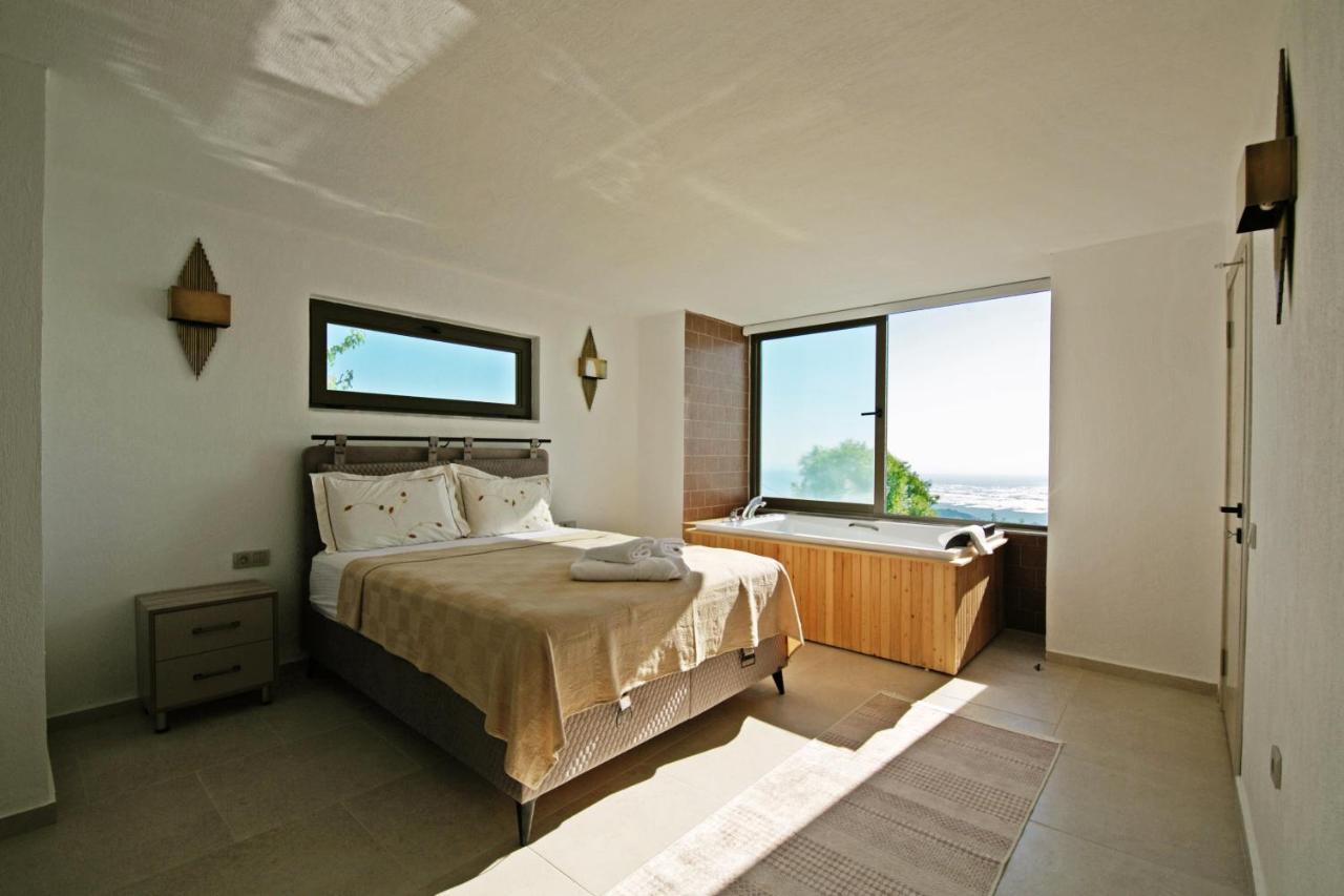 Villa With A Private Heated Pool, Jacuzzi, Overlooking Spectacular Views Of The Sea Kaş Kültér fotó