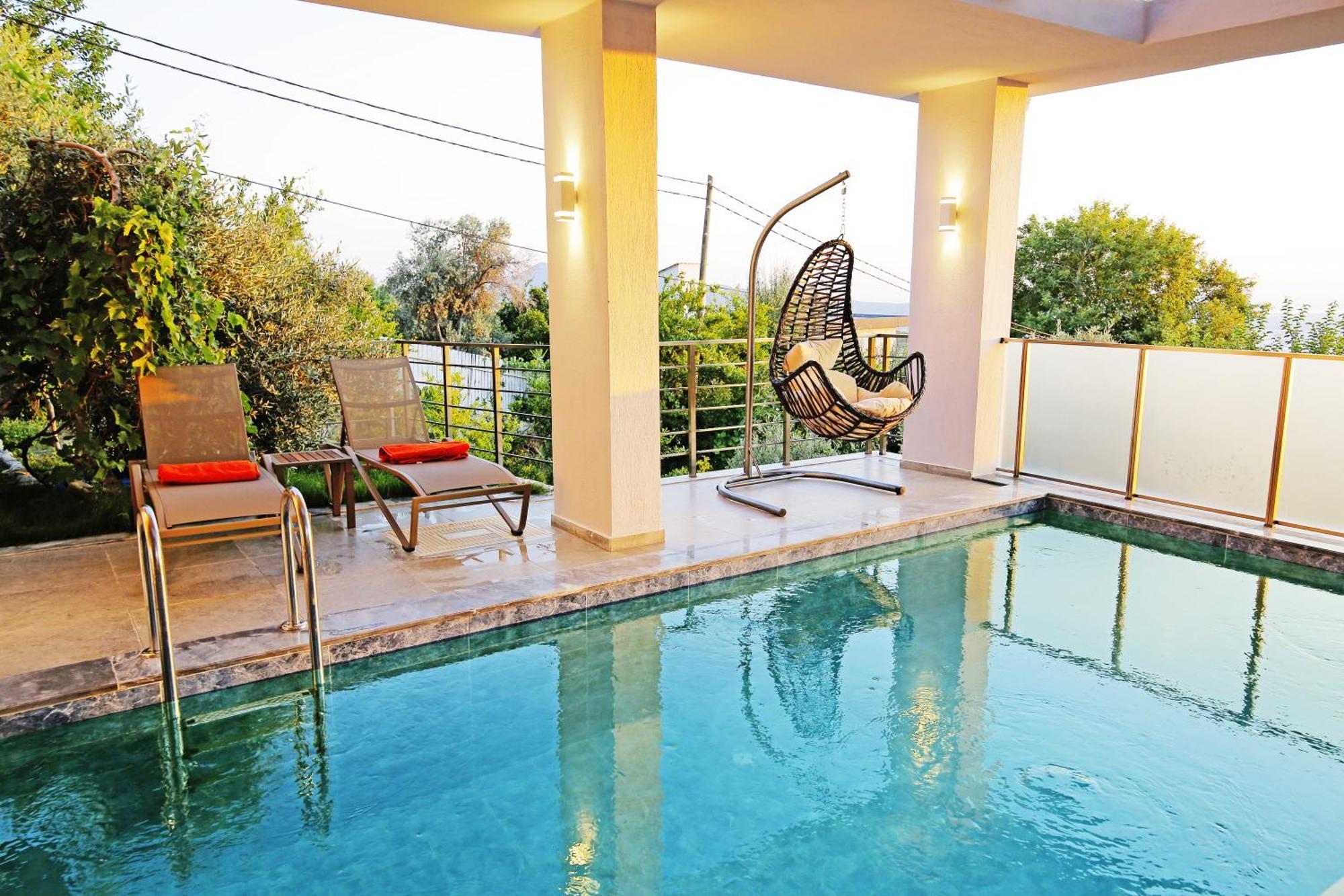 Villa With A Private Heated Pool, Jacuzzi, Overlooking Spectacular Views Of The Sea Kaş Kültér fotó