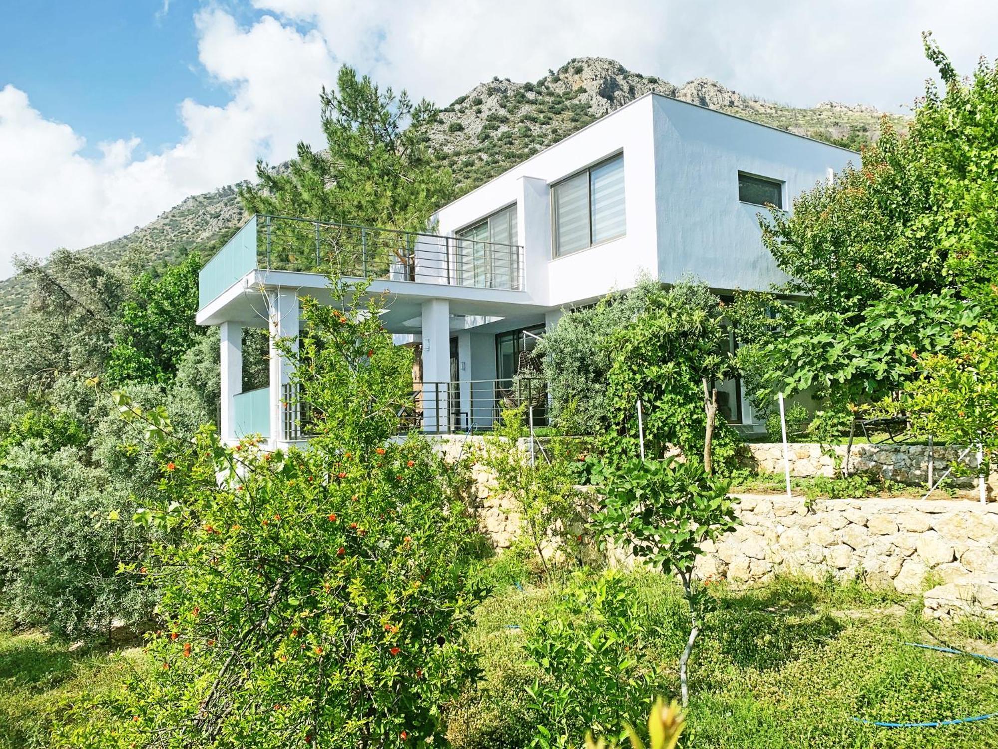 Villa With A Private Heated Pool, Jacuzzi, Overlooking Spectacular Views Of The Sea Kaş Kültér fotó
