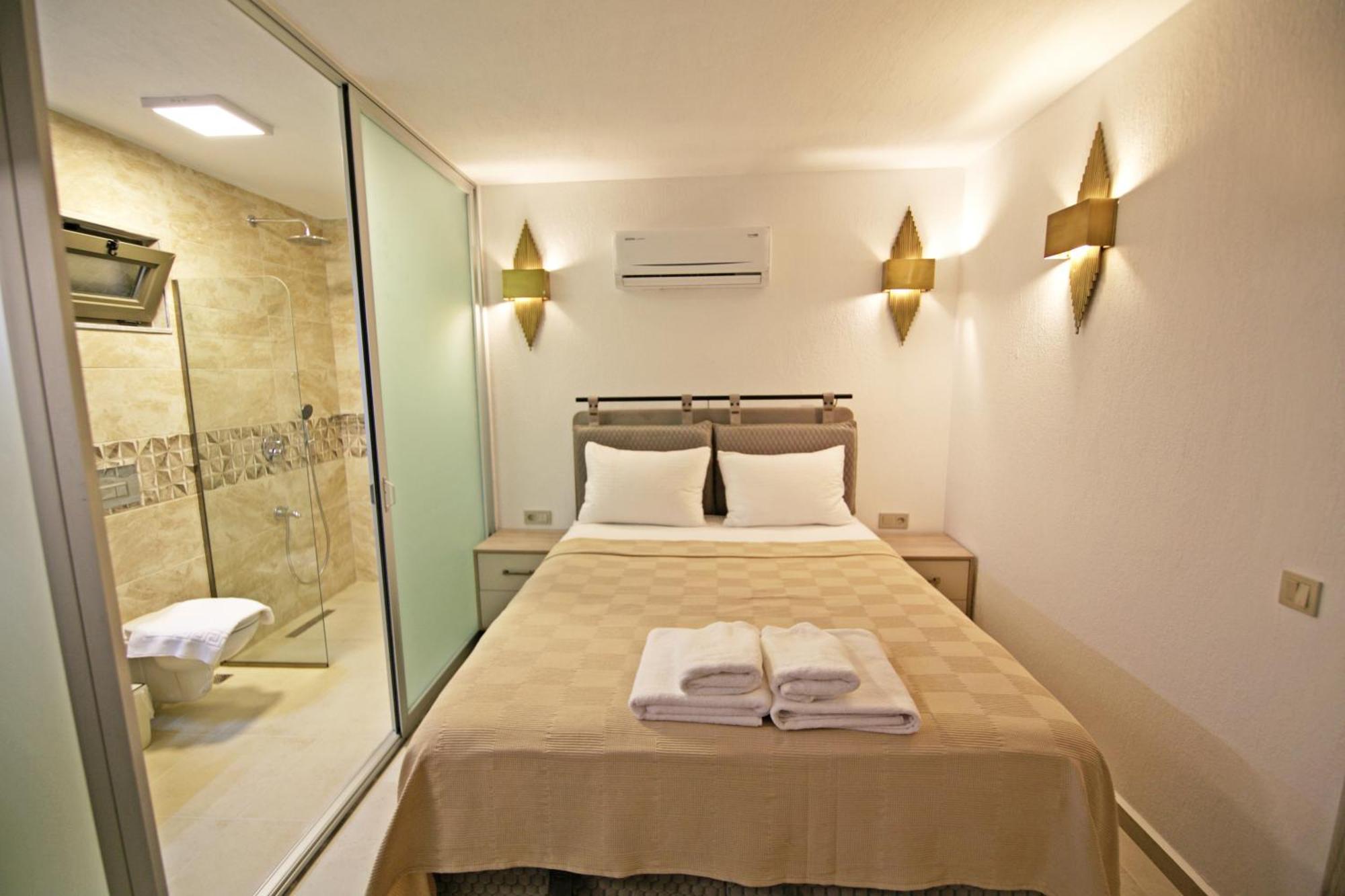 Villa With A Private Heated Pool, Jacuzzi, Overlooking Spectacular Views Of The Sea Kaş Kültér fotó